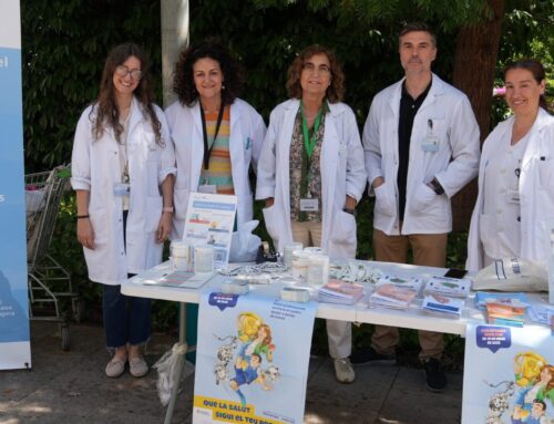 El CAS participa en la Semana Sin Humo con una mesa informativa en el Parc Sanitari